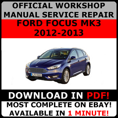 2012 ford focus repair manual