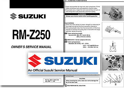 2006 Suzuki Rmz 250 Service Manual Download